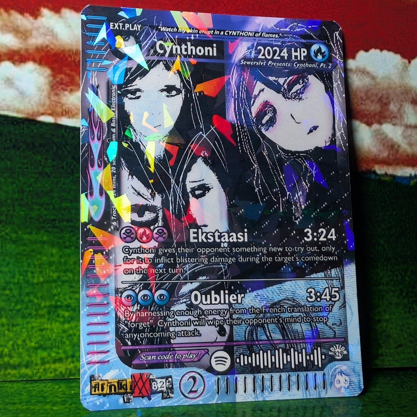 Sewerslvt/Cynthoni Holographic Trading Card Set