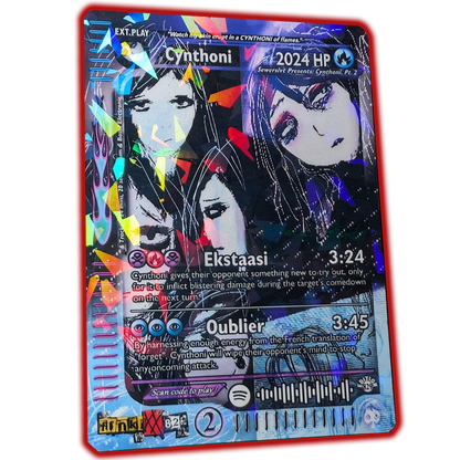 Sewerslvt/Cynthoni Holographic Trading Card Set