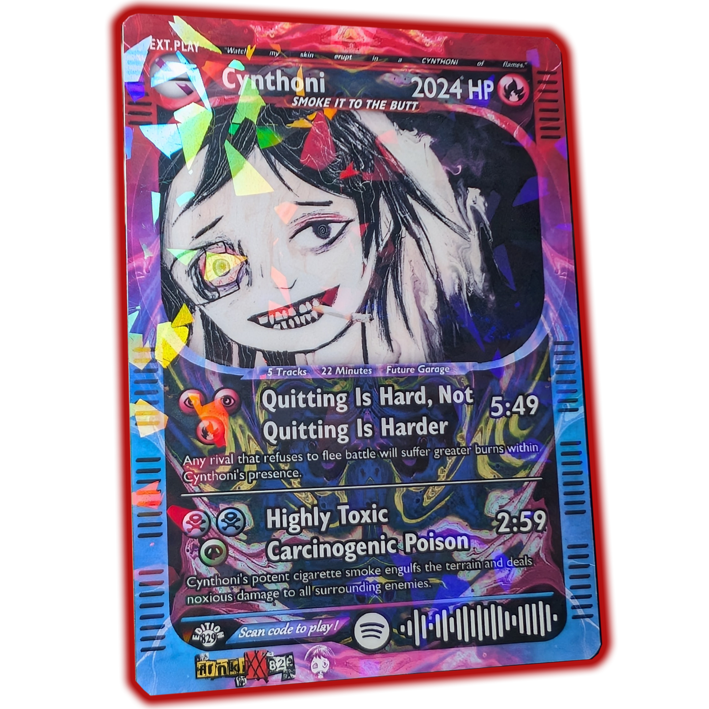 Sewerslvt/Cynthoni Holographic Trading Card Set