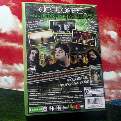 Deftones - "Saturday Night Wrist" Game Case