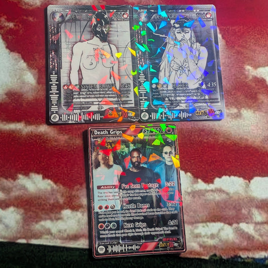 Death Grips Holographic Trading Card Set