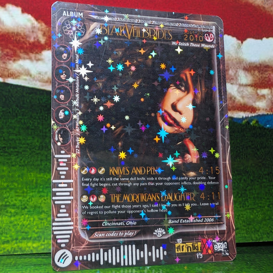 Black Veil Brides Holographic Trading Card