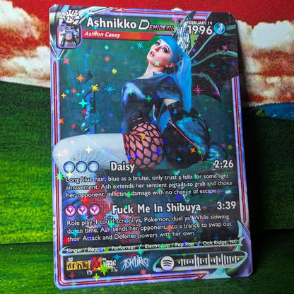 Ashnikko Holographic Trading Card Set