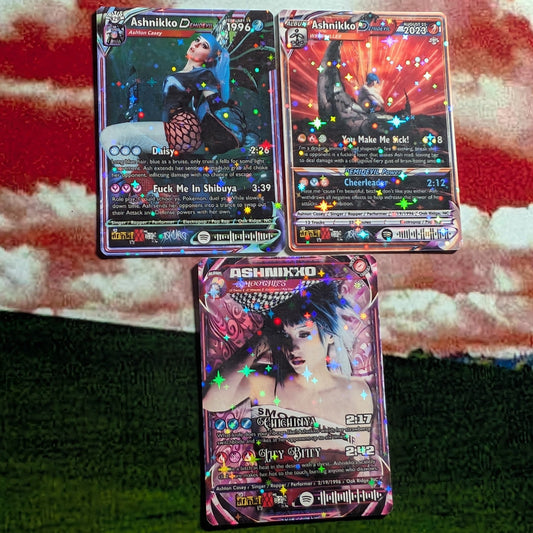 Ashnikko Holographic Trading Card Set