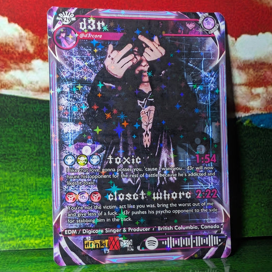 d3r Holographic Trading Card