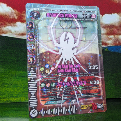 My Chemical Romance Holographic Trading Card Set