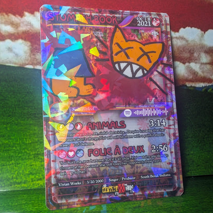 STOMACH BOOK Holographic Trading Card Set