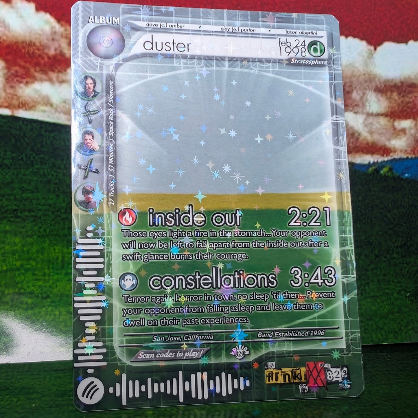 Duster Holographic Trading Card