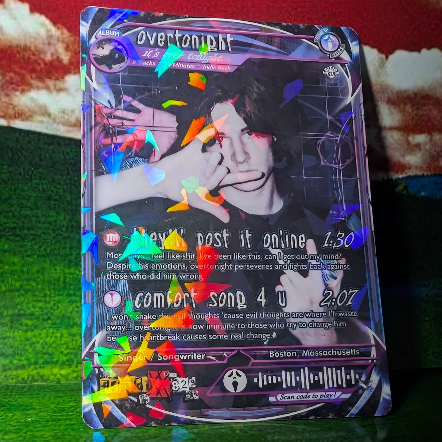 Overtonight Holographic Trading Card