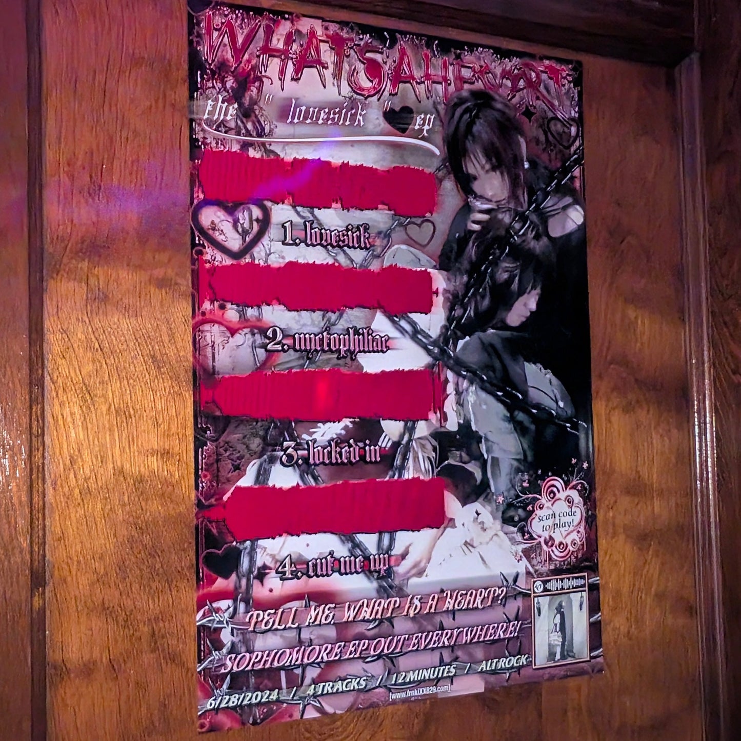 whatsaheart - "lovesick" Poster