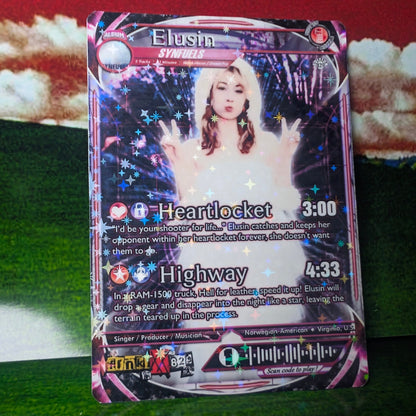 Elusin Holographic Trading Card