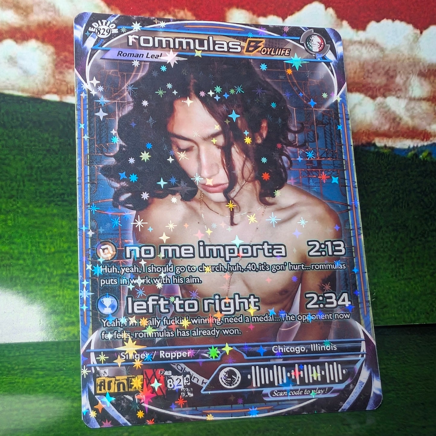rommulas Holographic Trading Card