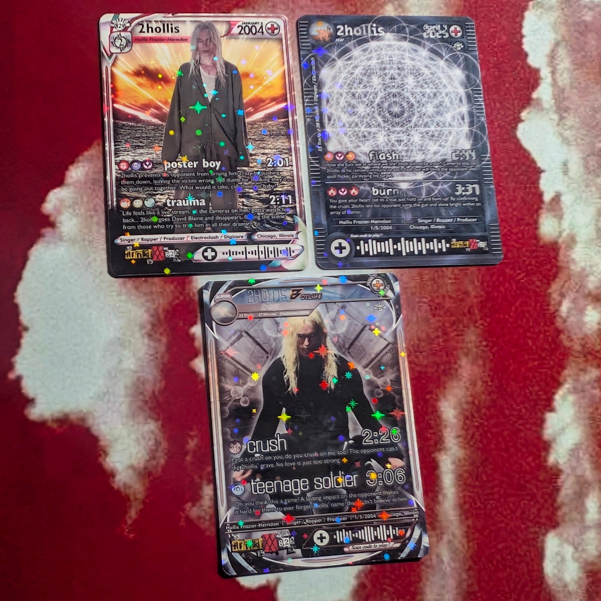 holographic magic cards 2hollis Holographic Trading Card Set – frnkiXX.829