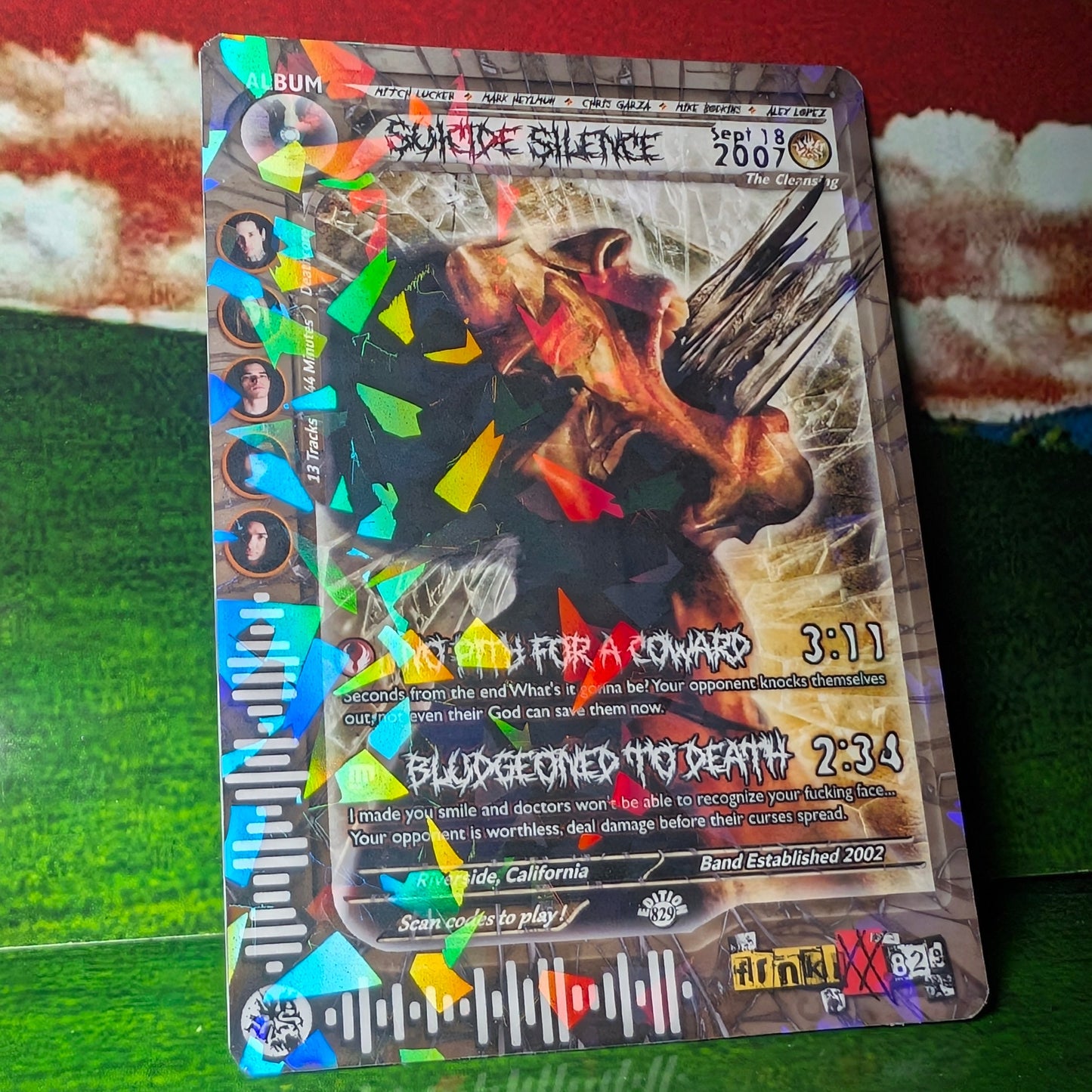 Suicide Silence Holographic Trading Card