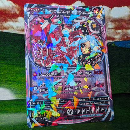 flowersforpersephone Holographic Trading Card