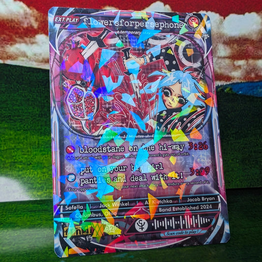 flowersforpersephone Holographic Trading Card