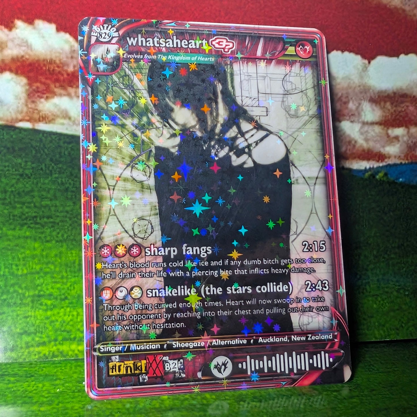whatsaheart Holographic Trading Card Set