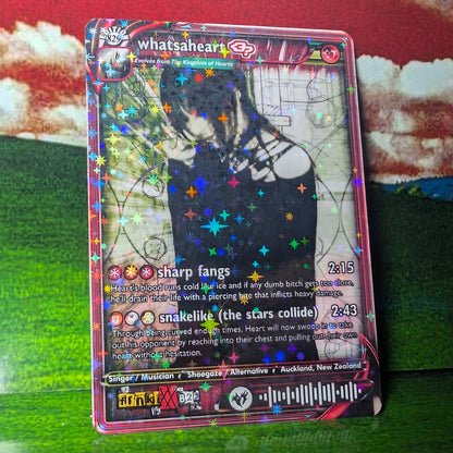 whatsaheart Holographic Trading Card Set
