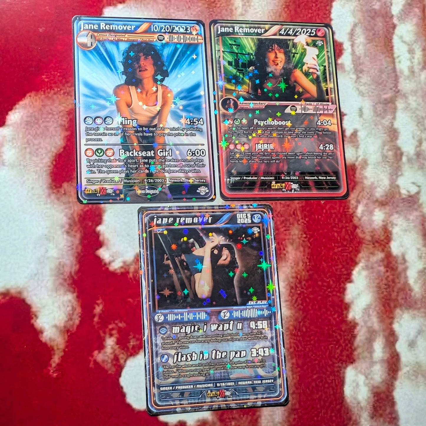 Jane Remover Holographic Trading Card Set – frnkiXX.829