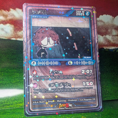 bunii / 6yari Holographic Trading Card Set