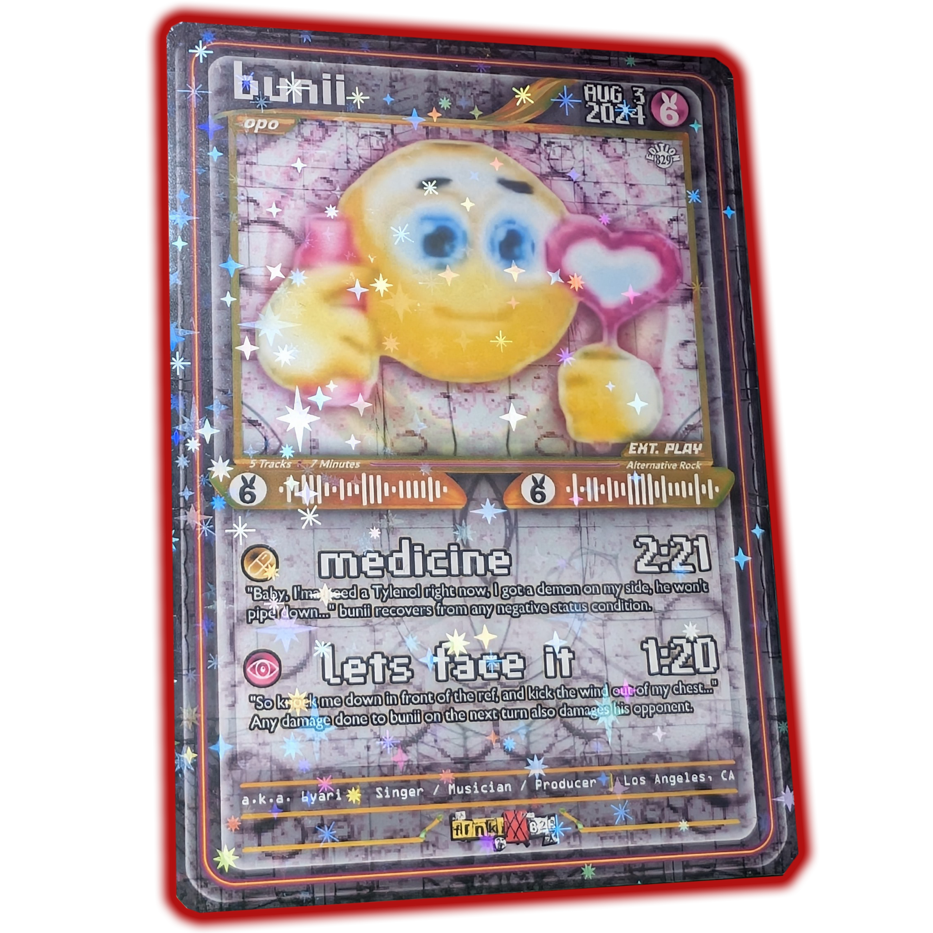 bunii / 6yari Holographic Trading Card Set – frnkiXX.829
