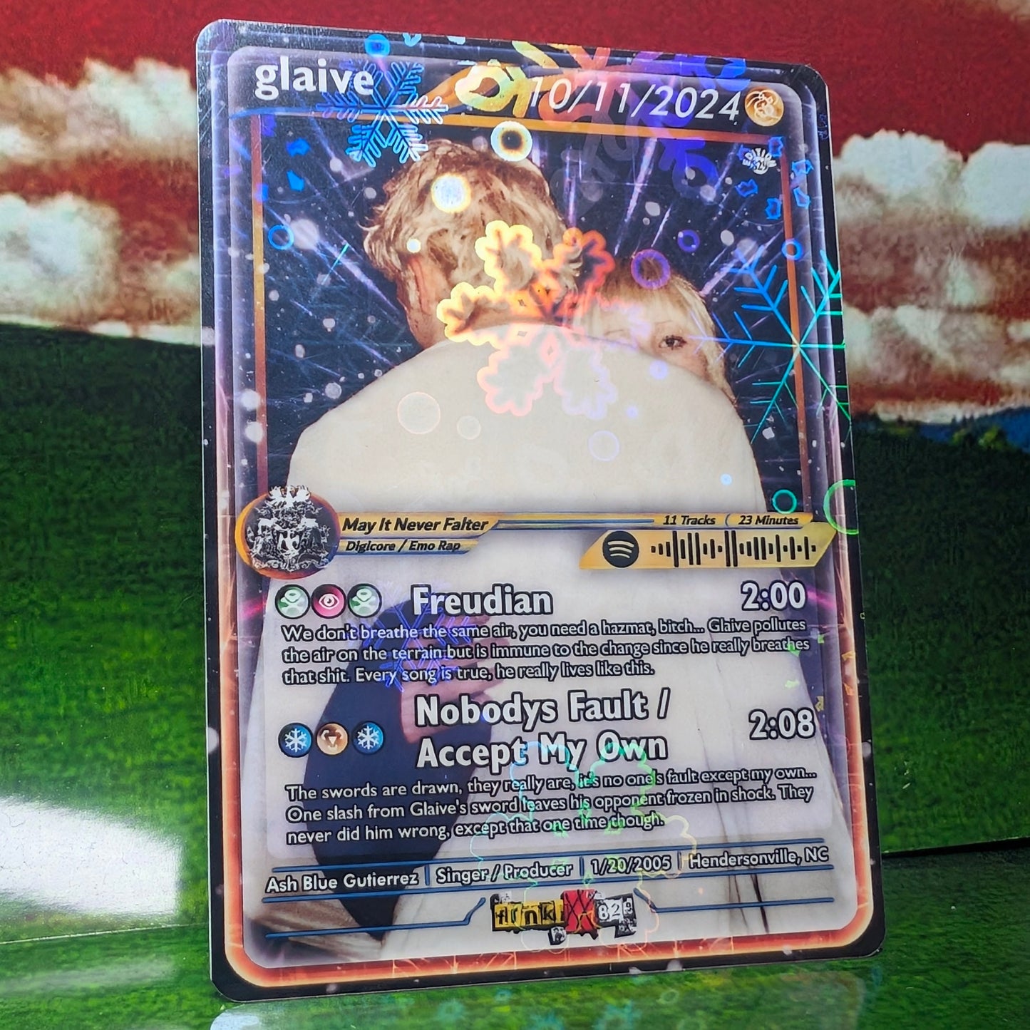 glaive Holographic Trading Card Set