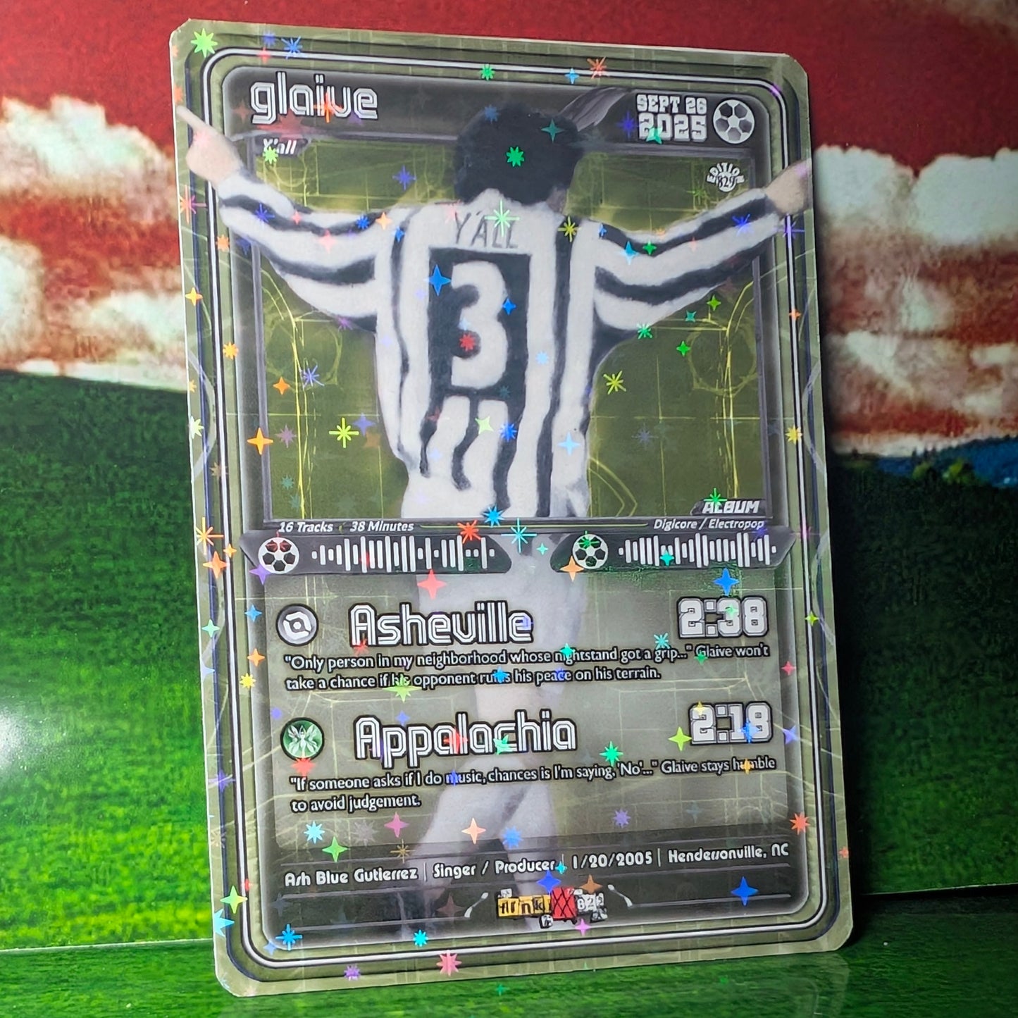 glaive Holographic Trading Card Set