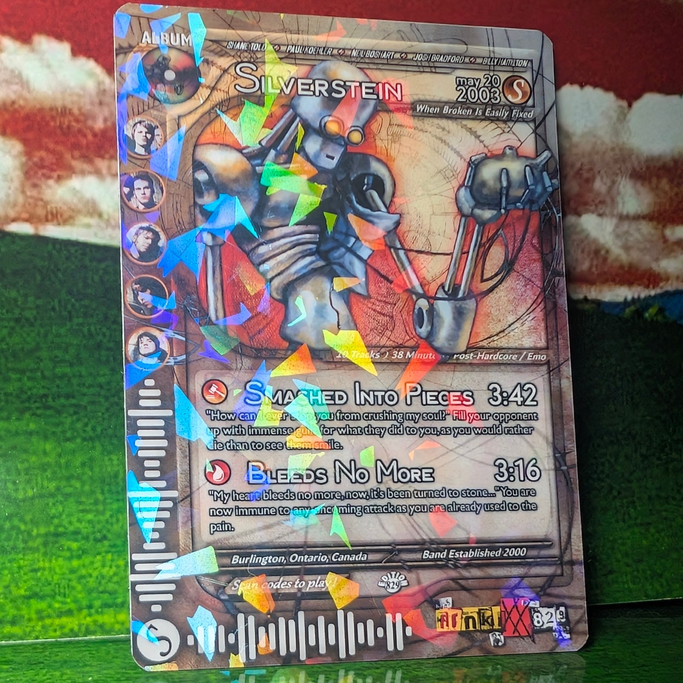 Silverstein Holographic Trading Card Set – frnkiXX.829