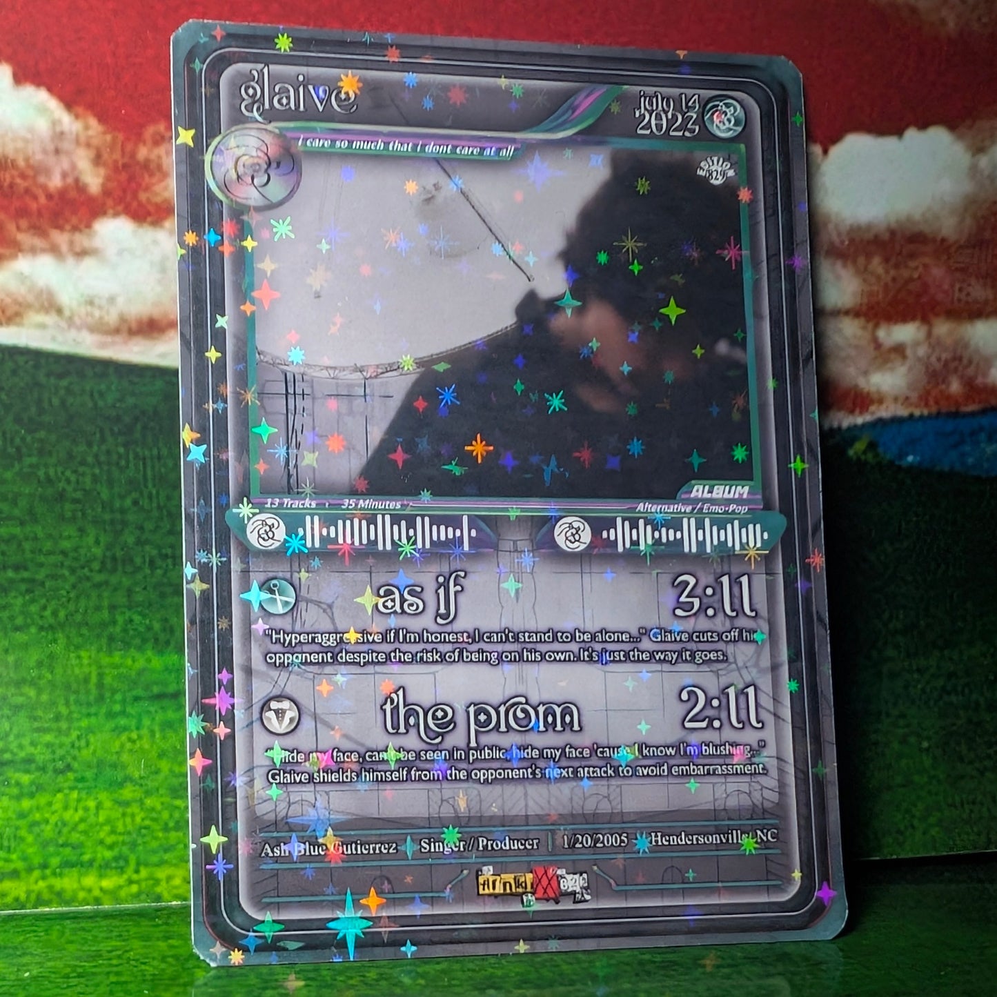 glaive Holographic Trading Card Set