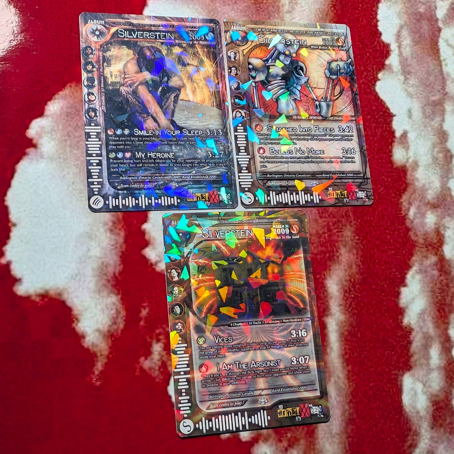 Silverstein Holographic Trading Card Set