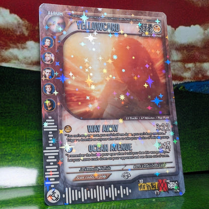 Yellowcard Holographic Trading Card