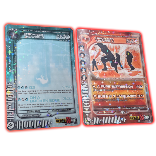 I Promised The World Holographic Trading Card Set