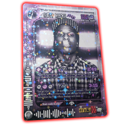 ASAP Rocky Holographic Trading Card Set