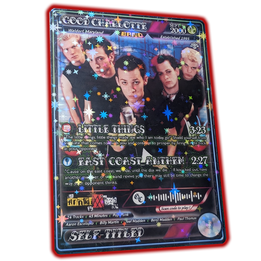 Good Charlotte Holographic Trading Card