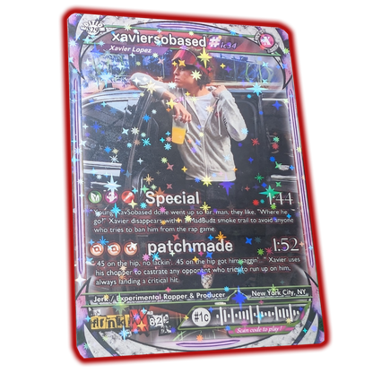 xaviersobased Holographic Trading Card Set