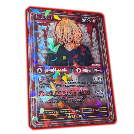 bleood Holographic Trading Card