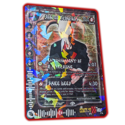 Job For A Cowboy Holographic Trading Card