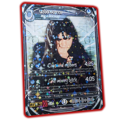 underscores Holographic Trading Card Set