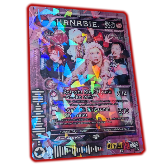 HANABIE. Holographic Trading Card