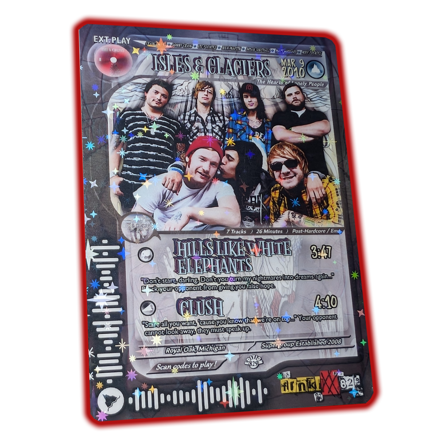 Isles & Glaciers Holographic Trading Card