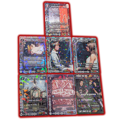 PTV Holographic Trading Card Set