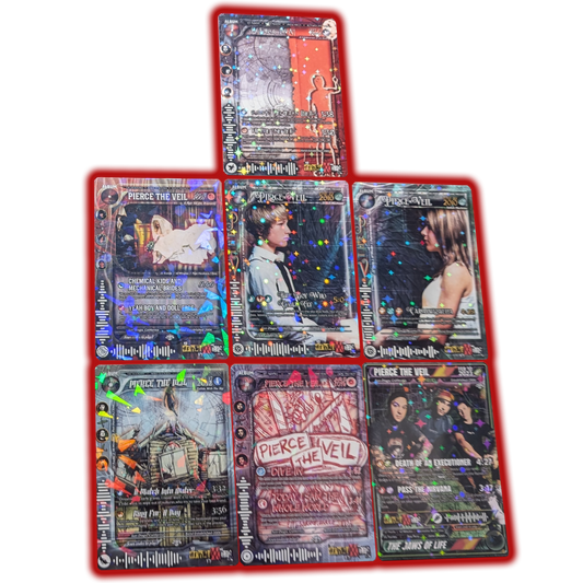 PTV Holographic Trading Card Set