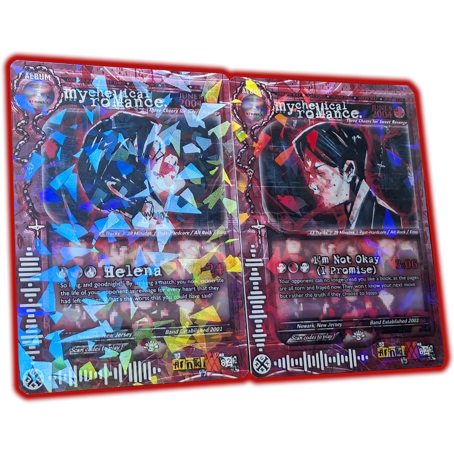 MCR Holographic Trading Card Set