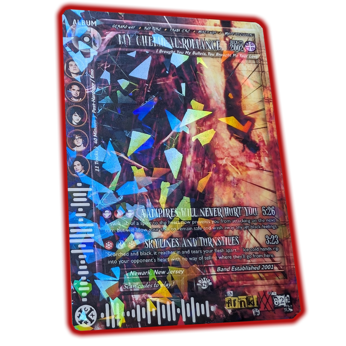 MCR Holographic Trading Card Set