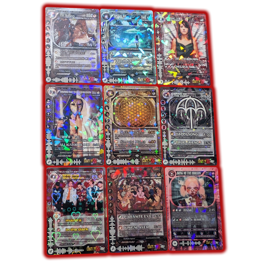 BMtH Holographic Trading Card Set