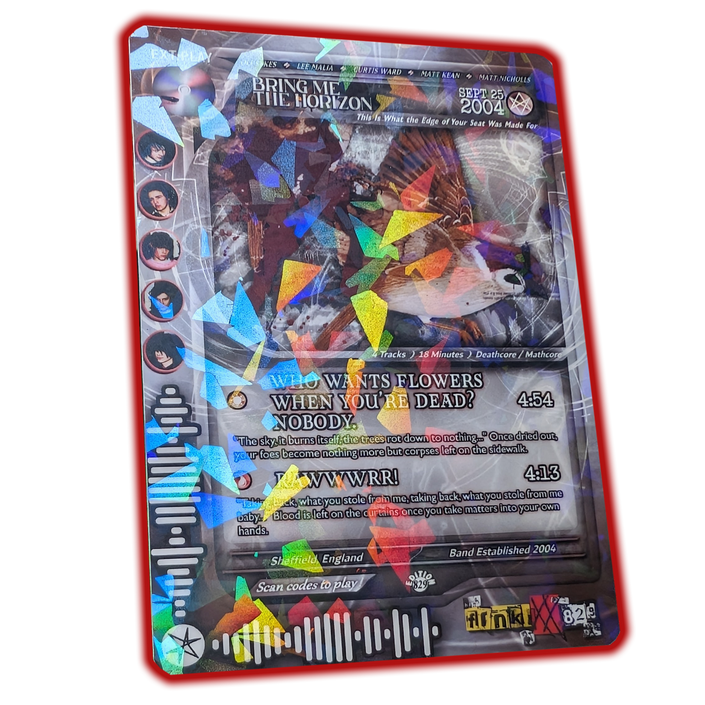 BMtH Holographic Trading Card Set