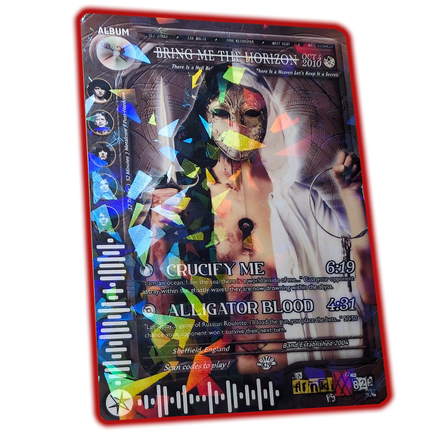 BMtH Holographic Trading Card Set
