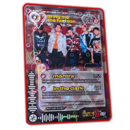 BMtH Holographic Trading Card Set