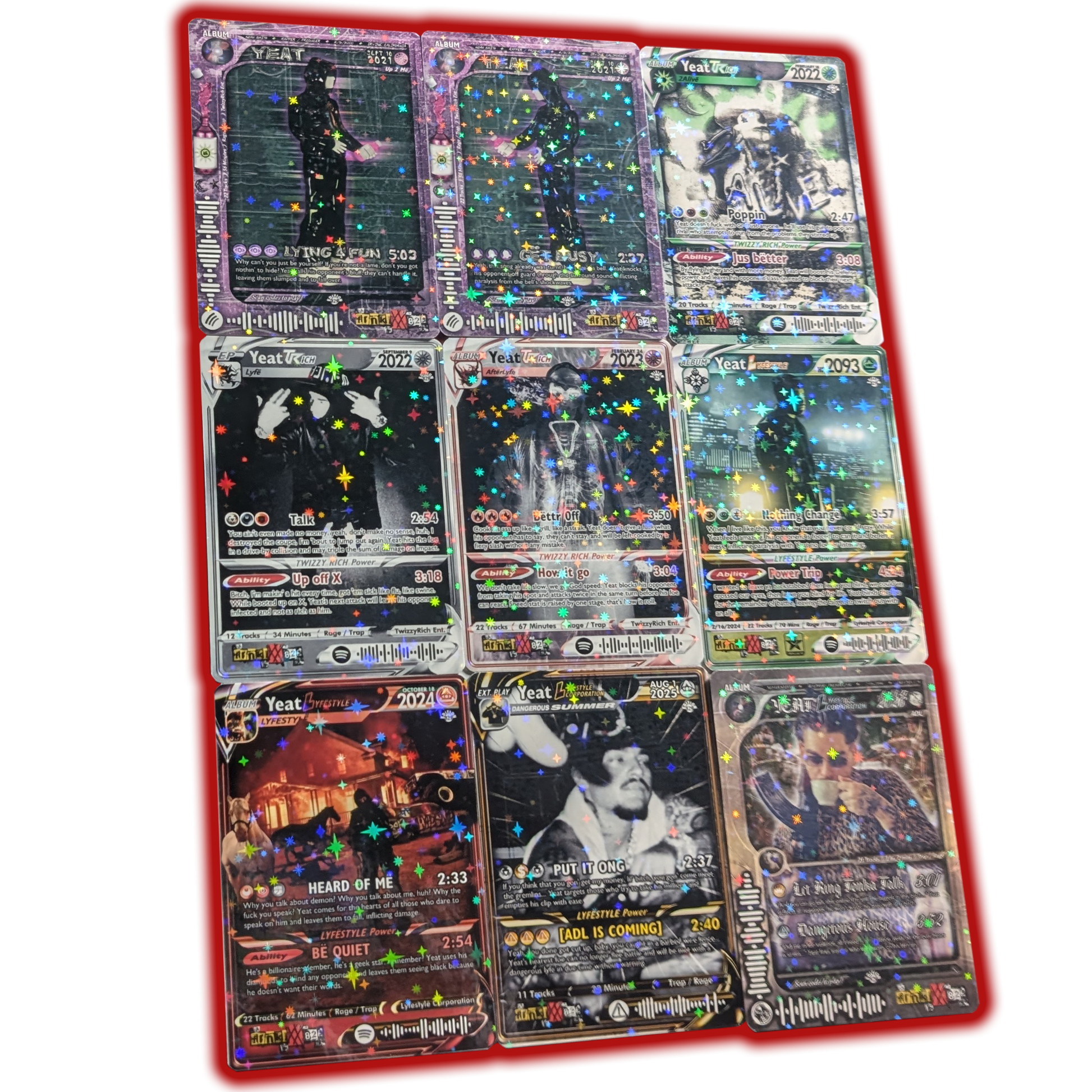 carti holographic trading cards Yeat Holographic Trading Card Set – frnkiXX.829