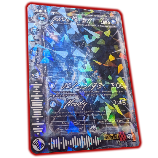 Poison The Well Holographic Trading Card
